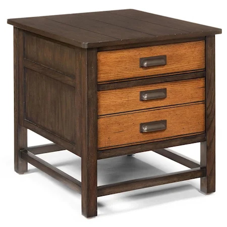 3 Drawer End Table